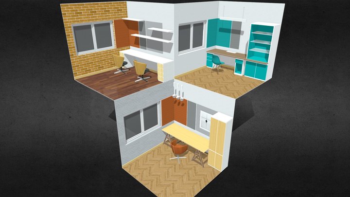 Home offices 3D Model