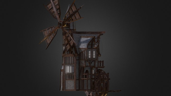 Molino De Viento _ Windmill 3D Model