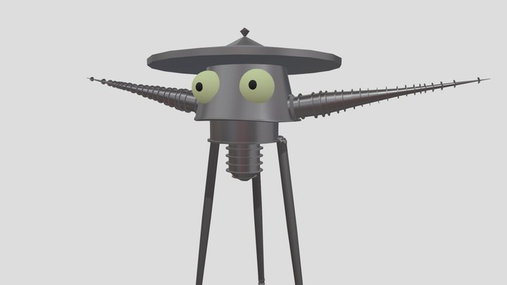 Correa tripod v2 3D Model