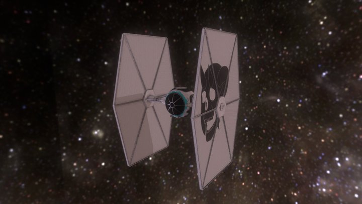 Tie Fighter ( Skull Squad ) 3D Model