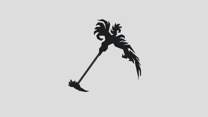 Fallen Angel's Scythe 3D Model