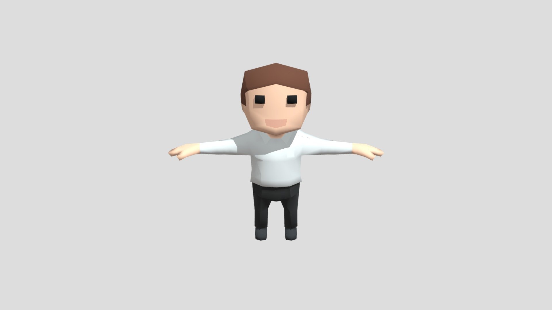 Lowpoly Male -  3D Character