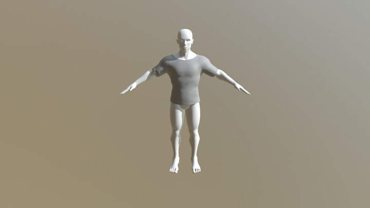 Male model 003 3D Model