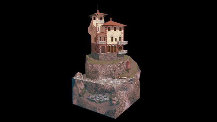 DAE Diorama - By the ocean 3D Model