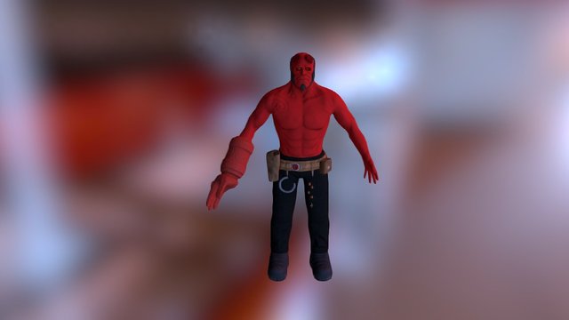 HellBoy 3D Model