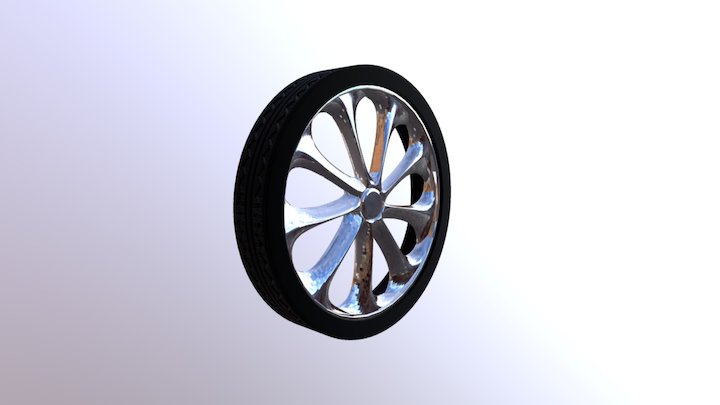 Wheel for the Modeling With Multipliers Exercise 3D Model
