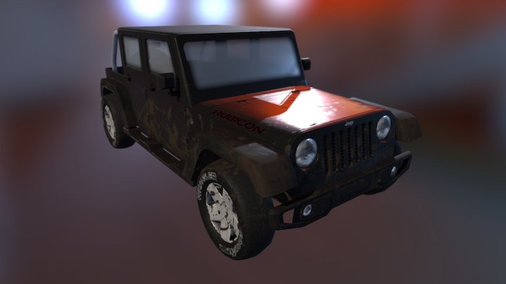 Jeep Wrangler 2015 Custom 3D Model