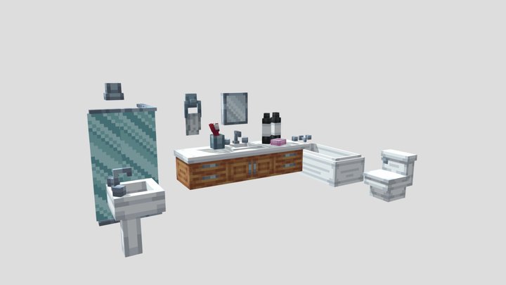 Bathroom Essentials Pack 3D Model