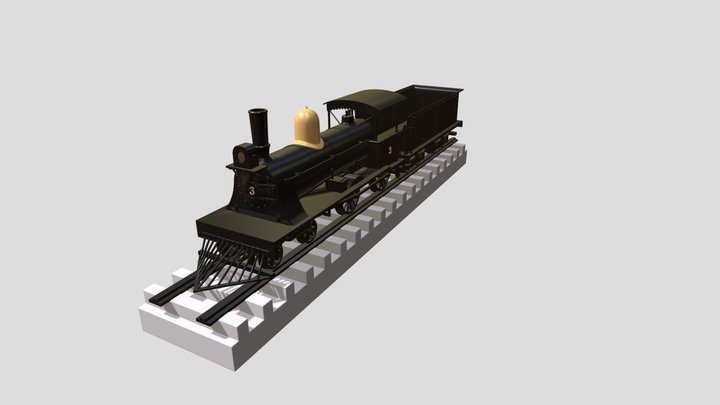 TREN TACN Avender3objetos 3D Model