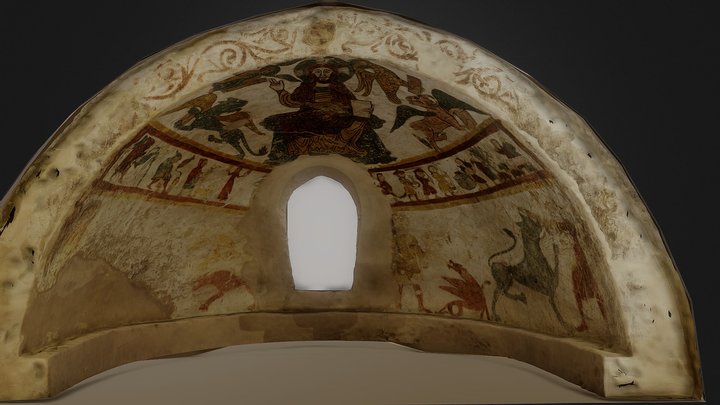 PINTURAS EN LA CRIPTA NORTE DE LA CATEDRAL 3D Model