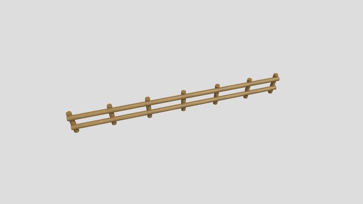 Valla Madera 3D Model