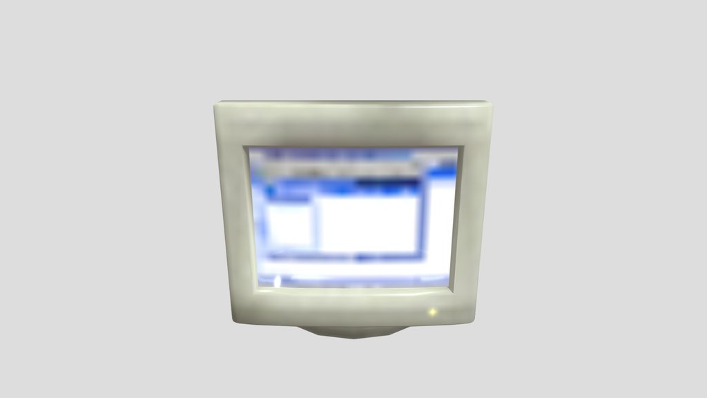 Large Crt Monitor Dirty