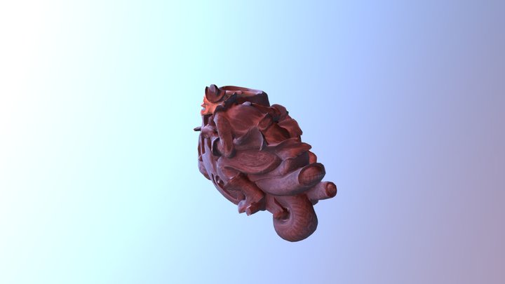 Skullbike Statue 3D Model