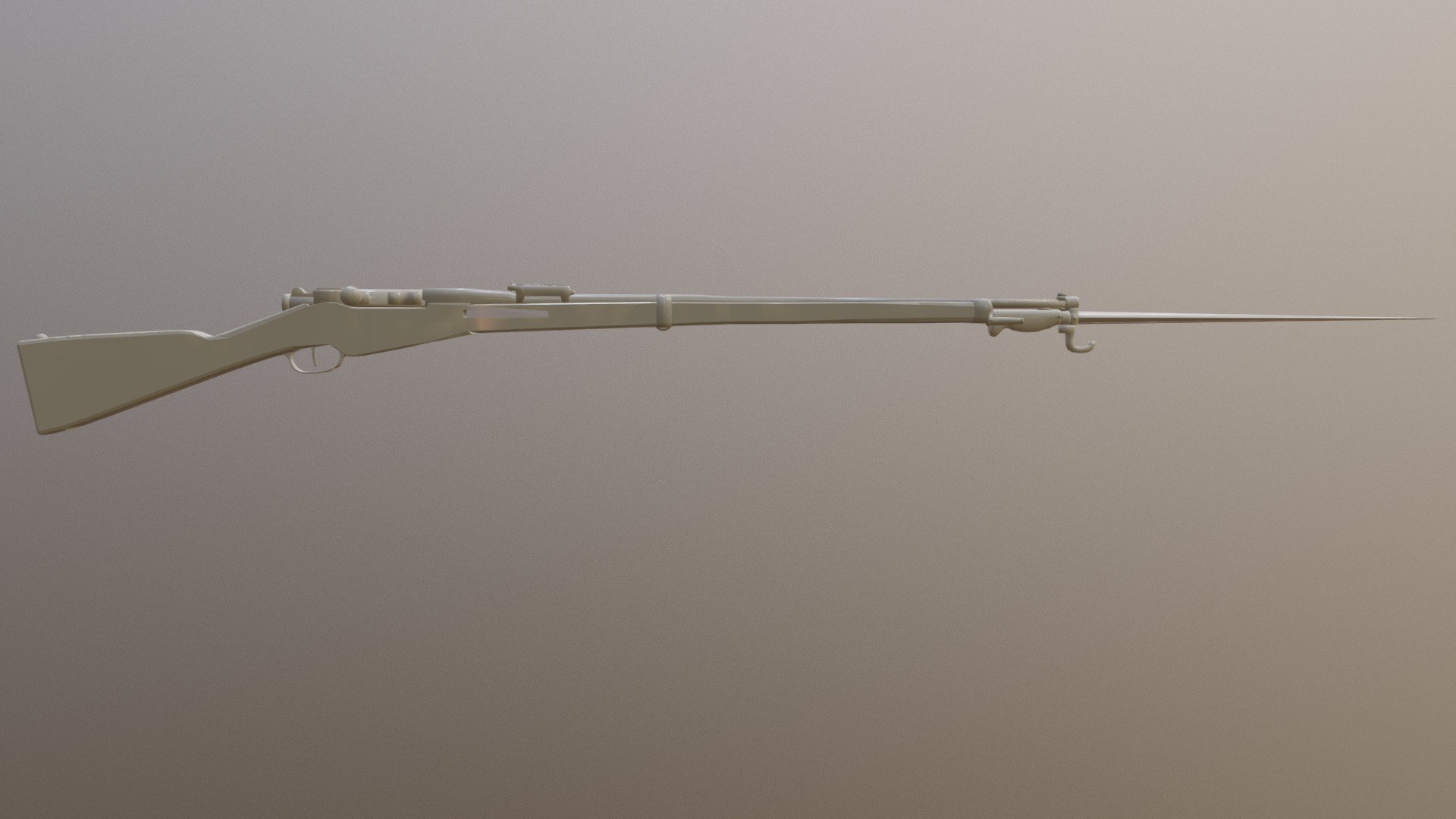 Berthier Rifle with Rosalie