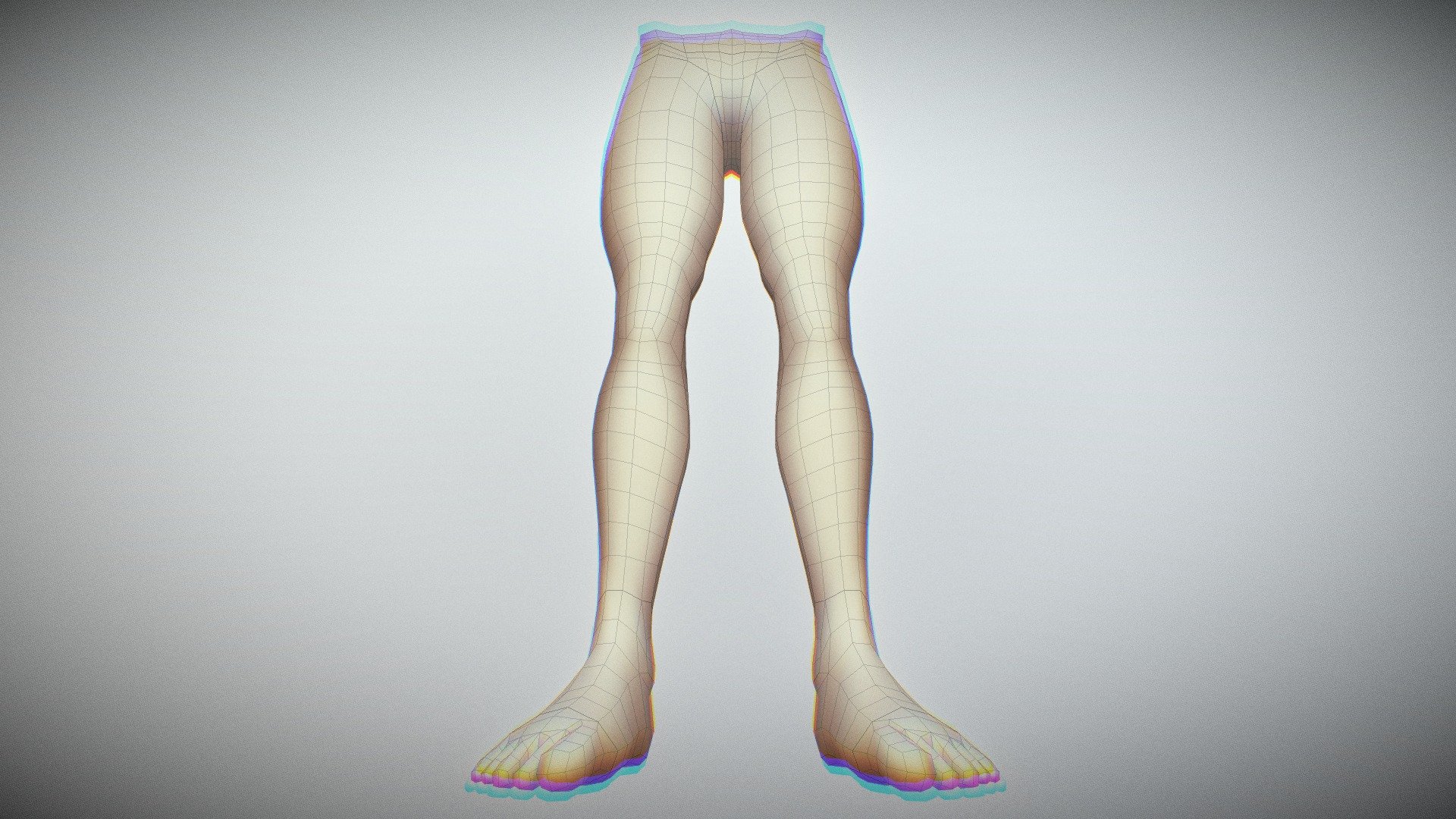 Male Legs - Download Free 3D model by Frank Buster Law ...