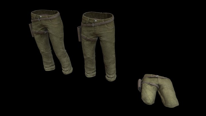 Revenant Pants 3D Model
