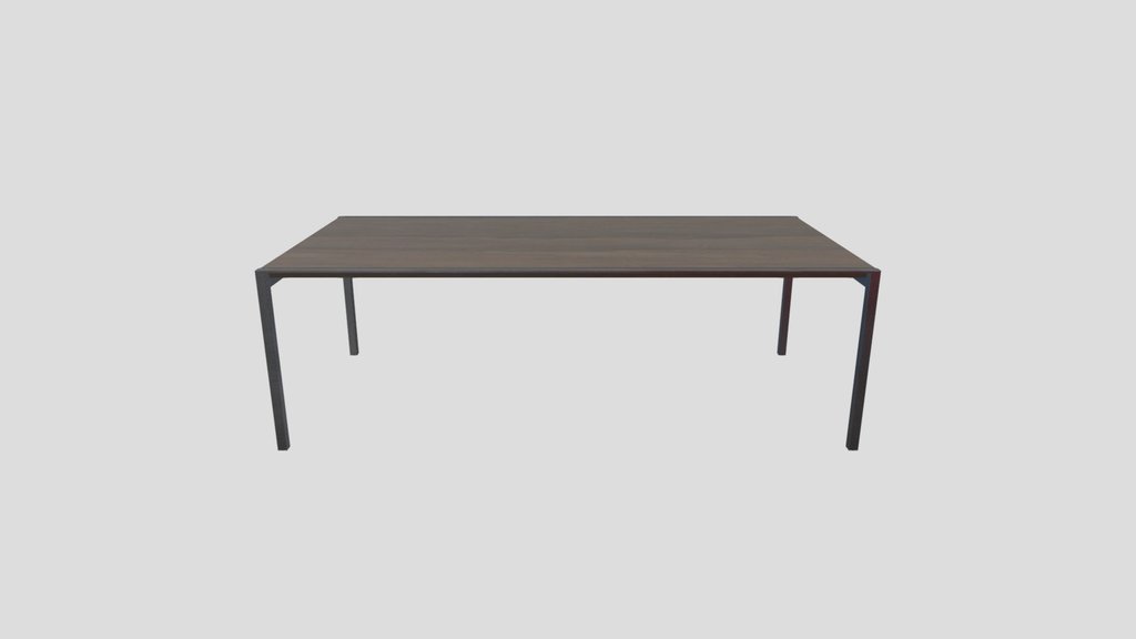 Simple Wooden Dining Table Walnut
