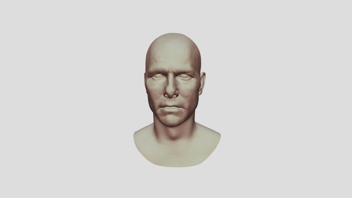 Tom cruise likeness mid poly 3D Model