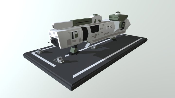 Nikovsky Gun Class Corvette 3D Model