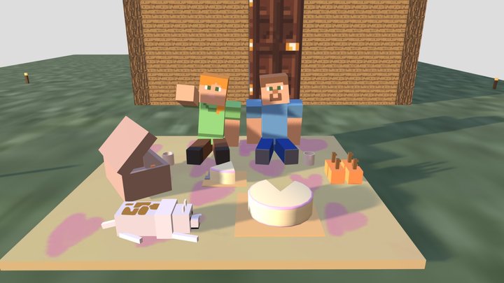 1131448050_于霈珊_溫馨野餐時光 3D Model