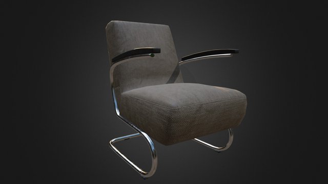 Chair Cloth Relax 3D Model