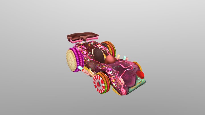 Vanellope's Candy kart | Fixed download 3D Model