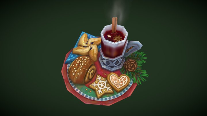 Winter Treats 3D Model