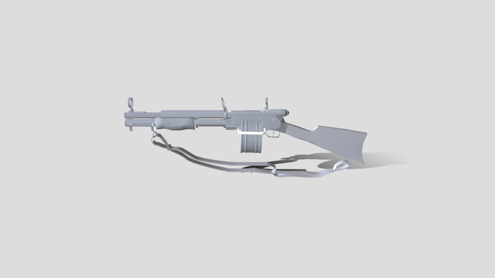 Gun Model 1 - 3D model by buntchman [2eac662] - Sketchfab