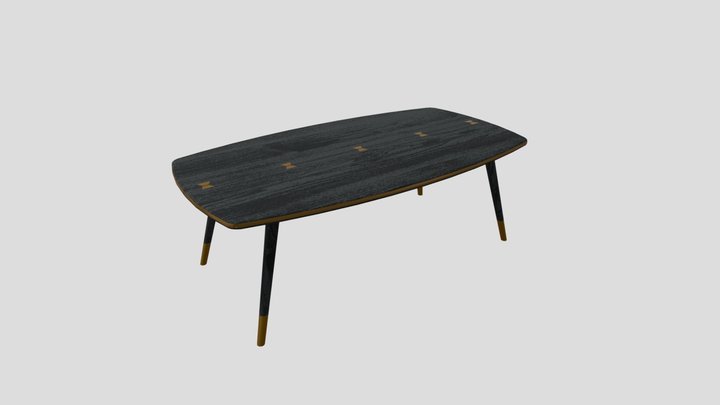BAN NUOC ART DECO 110X60 - 80901K 3D Model