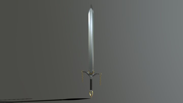 Sword Substance UV Fix 3D Model