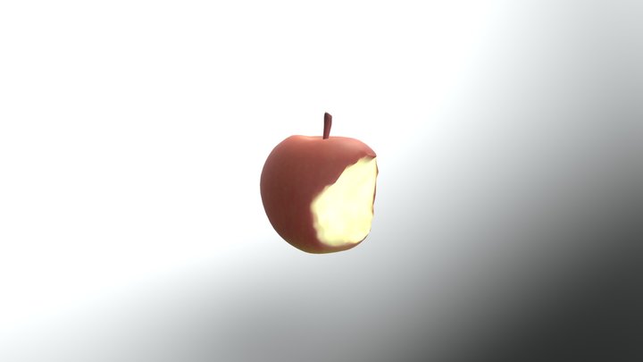 Apples(bite).unity 3D Model
