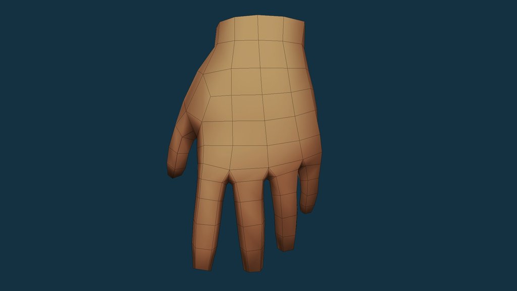 Hand - Low Poly