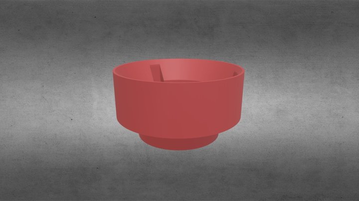 Large Funnel Collar 30deg 3D Model