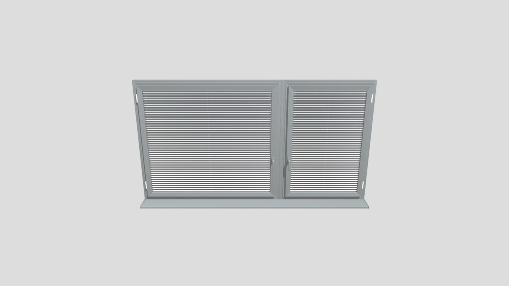 Window With Working Blinds