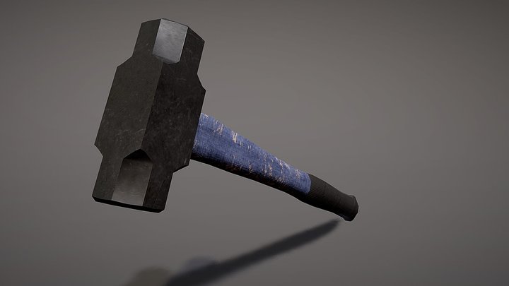 Sledge Hammer 2 Reduced Topology 3D Model