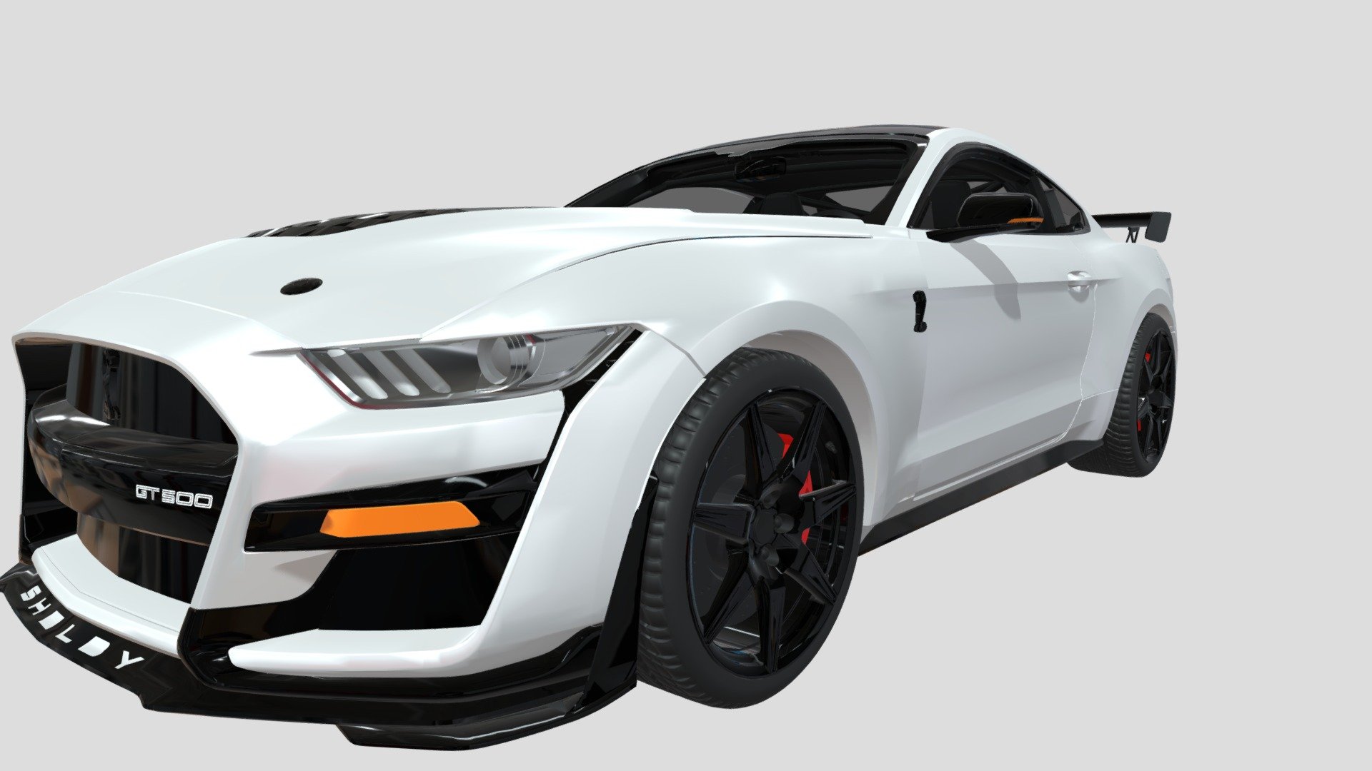 Ford-mustang-shelby-gt500 — Sketchfab embed 3D viewer