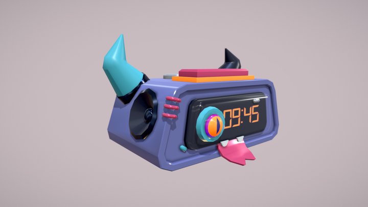 Clock_Daily_draft 3D Model
