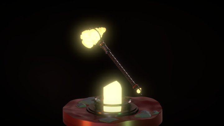 D&D Weapon Duskcrusher 3D Model