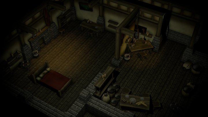 Diablo 3 Leah's Room 3D Model