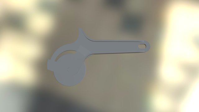 Kannan Pizza Cutter Assembly 3D Model