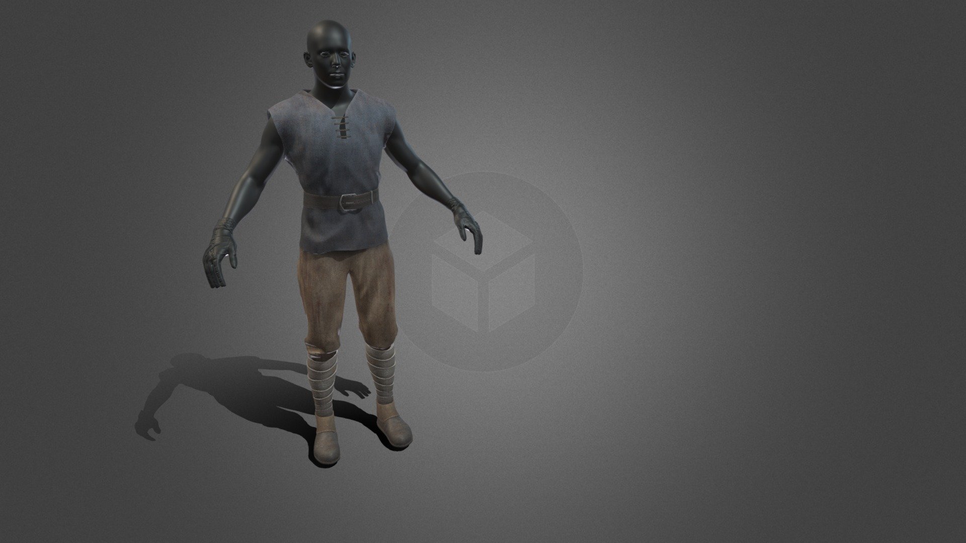 4 Piece Cloth Armor - MetaHuman (rigged) - Download Free 3D Model By ...