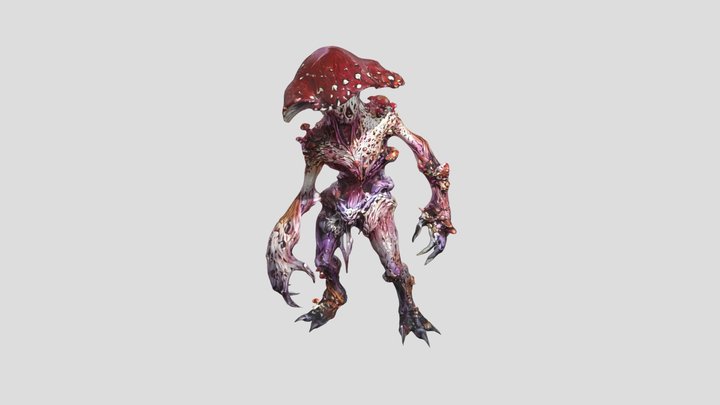 Mushroom-themed monster creature