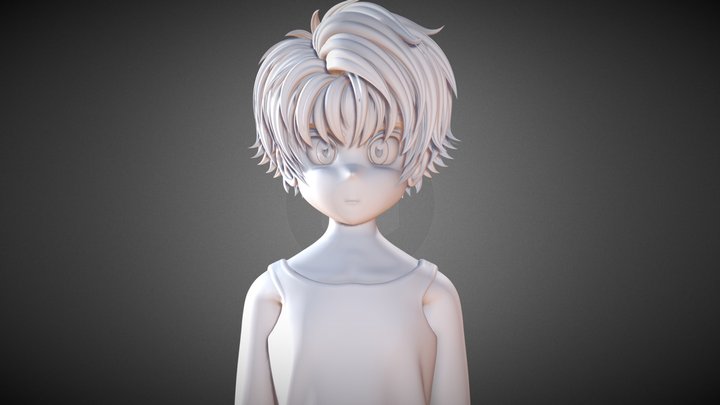 Schoolboy Anime Character 3D Model $10 - .blend - Free3D