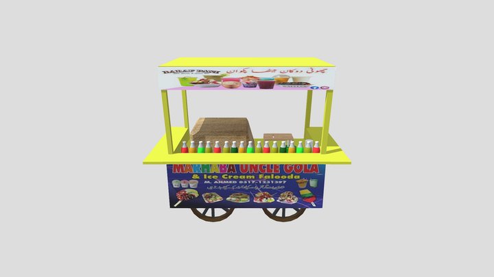 Gola Ganda Stall 3D Model