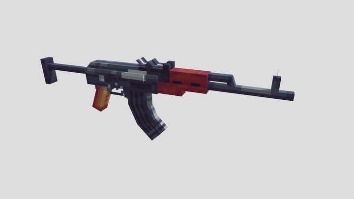 Ak47 [minecraft] 3D Model