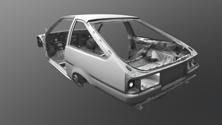 Toyota Corolla AE86 body / chassis 3D scan 3D Model