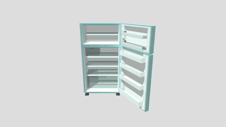 refrigerator_low 3D Model