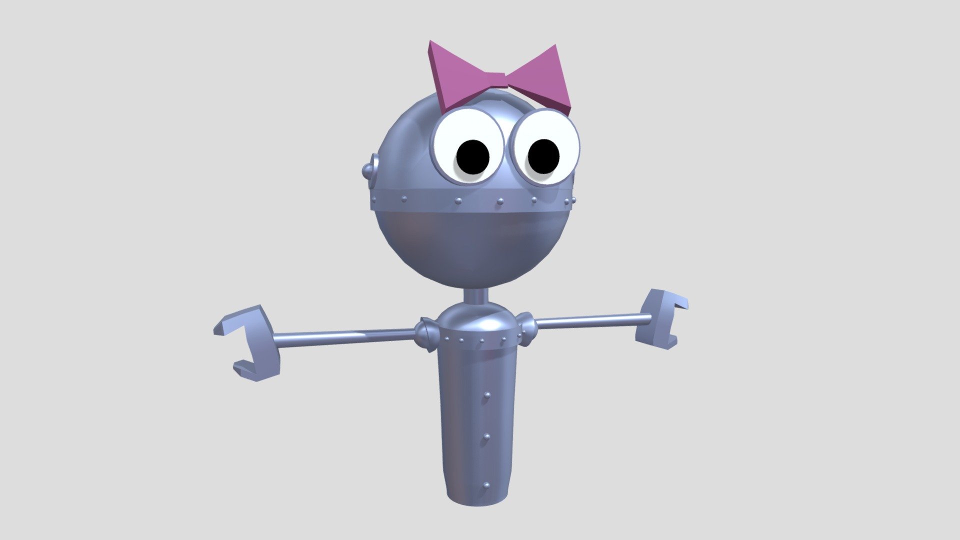 Robot Girl - Download Free 3D model by Janice Emmons 1990-present  (@JaniceEmmons1990) [2eb550c]