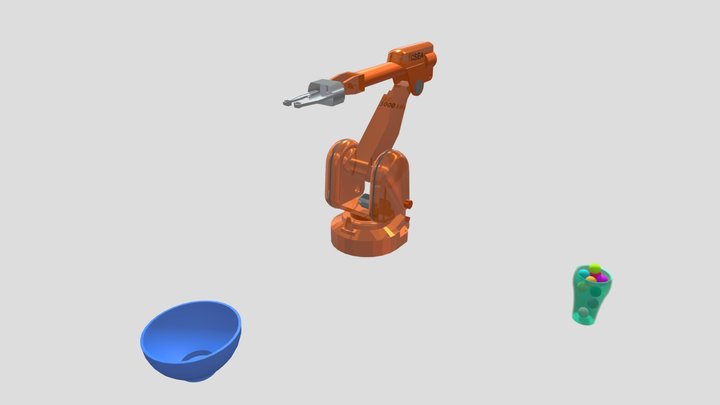 brazo robotico 3D Model