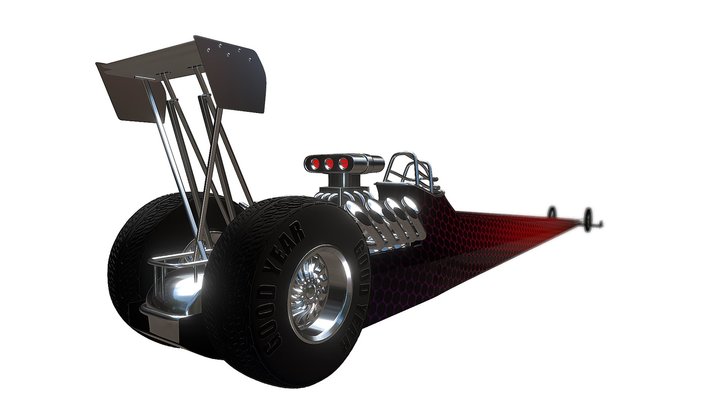 Dragster 3D models - Sketchfab